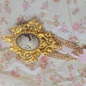 NWT Lacemade Grape Grinda Brooch